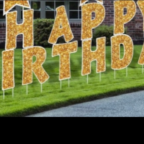 Happy Birthday Sign Yard - Picture 1 of 4
